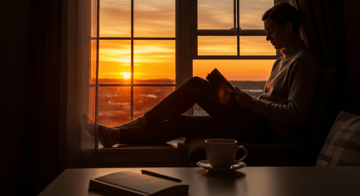 Télétravailleur qui compose sa routine de décompression personnalisée